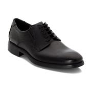 Lloyd Klassisk Extra Bred Derby Sko Black, Herr