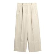 Max Mara Trousers Beige, Dam