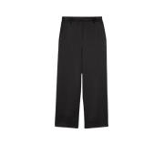 Max Mara Monza Cropped Byxor Black, Dam