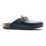 Birkenstock Herr Läder Träskor Blue, Herr