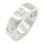 Cartier Vintage Pre-owned Vitt guld ringar Gray, Dam