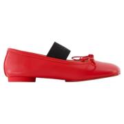 Maison Margiela Laeder lgskor Red, Dam