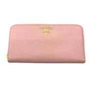 Prada Vintage Pre-owned Laeder plnbcker Pink, Dam