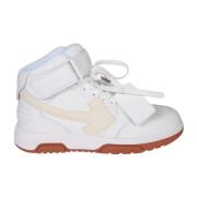 Off White Vita Mid-Top Sneakers Modern Stil White, Dam