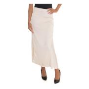 Max Mara Weekend Elegant A-Line Skirt Beige, Dam