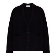 Laneus Bekväm Cardigan med Drop Skuldra Black, Herr