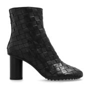 Bottega Veneta Klackade ankelboots Atomic Black, Dam