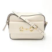 Gucci Vintage Pre-owned Laeder axelremsvskor Beige, Dam