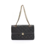 Chanel Vintage Pre-owned Laeder axelremsvskor Black, Dam