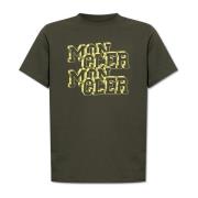 Moncler T-shirt med logotyp Green, Herr