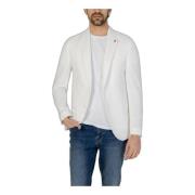 Mulish Vit Reverskrage Blazer White, Herr