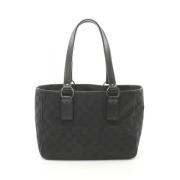 Gucci Vintage Pre-owned Canvas totevskor Black, Dam