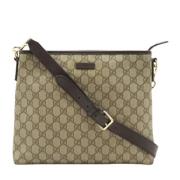 Gucci Vintage Pre-owned Canvas gucci-vskor Beige, Dam