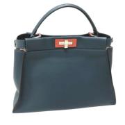 Fendi Vintage Pre-owned Laeder fendi-vskor Blue, Dam