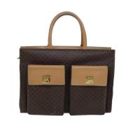 Celine Vintage Pre-owned Canvas celine-vskor Brown, Dam