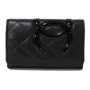 Chanel Vintage Pre-owned Laeder plnbcker Black, Dam