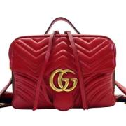 Gucci Vintage Pre-owned Laeder gucci-vskor Red, Dam