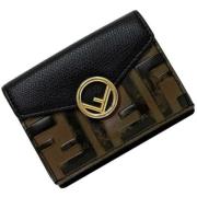 Fendi Vintage Pre-owned Laeder plnbcker Black, Dam