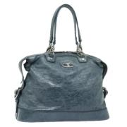 Celine Vintage Pre-owned Laeder totevskor Blue, Dam