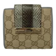 Gucci Vintage Pre-owned Canvas plnbcker Beige, Dam