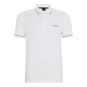 Boss Slim Fit Polo Shirt White, Herr