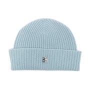 Givenchy Blå Stickade Babyhattar Blue, Unisex