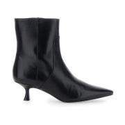 Stuart Weitzman Svart Zip Bootie Naomi 50 Black, Dam