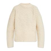 Jil Sander Turtleneck Sweater Beige, Dam