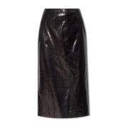 Alexander McQueen Kjol med slits Black, Dam