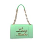 Love Moschino Axelväska Green, Dam