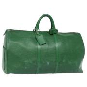 Louis Vuitton Vintage Pre-owned Laeder handvskor Green, Dam