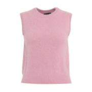 Roberto Collina Rose Stickat Aw24 Damkläder Pink, Dam