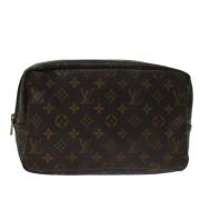 Louis Vuitton Vintage Pre-owned Canvas kuvertvskor Brown, Dam