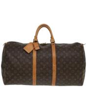 Louis Vuitton Vintage Pre-owned Canvas resvskor Brown, Dam