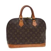 Louis Vuitton Vintage Pre-owned Canvas handvskor Brown, Dam