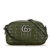 Gucci Vintage Pre-owned Laeder axelremsvskor Green, Dam