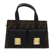 Fendi Vintage Pre-owned Canvas fendi-vskor Brown, Dam