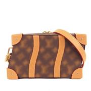 Louis Vuitton Vintage Pre-owned Canvas crossbodyvskor Brown, Dam