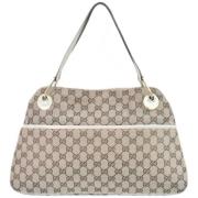 Gucci Vintage Pre-owned Canvas totevskor Beige, Dam