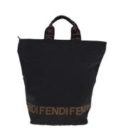 Fendi Vintage Pre-owned Canvas totevskor Black, Dam