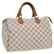 Louis Vuitton Vintage Pre-owned Canvas handvskor White, Dam