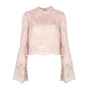 Liu Jo Elegant Spetsblus Pink, Dam