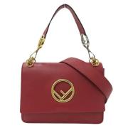 Fendi Vintage Pre-owned Laeder fendi-vskor Red, Dam