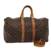 Louis Vuitton Vintage Pre-owned Canvas handvskor Brown, Dam