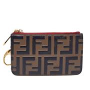 Fendi Vintage Pre-owned Laeder plnbcker Brown, Dam