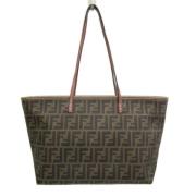 Fendi Vintage Pre-owned Canvas totevskor Brown, Dam