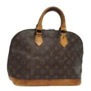 Louis Vuitton Vintage Pre-owned Canvas handvskor Brown, Dam