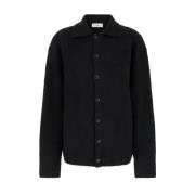 Dunst Svart Stickad Kofta Sweater Black, Herr