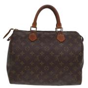 Louis Vuitton Vintage Pre-owned Canvas handvskor Brown, Dam