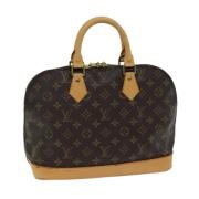 Louis Vuitton Vintage Pre-owned Canvas handvskor Brown, Dam